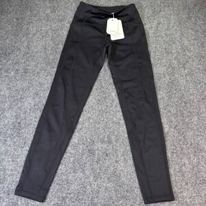 STYONLY Warrior Butt Lift Leggings Black High Waisted Yoga Workout Pants XS NWT